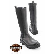 Harley Davidson HD0777056903 Black Leather Kadın Bot