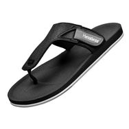Harssidanzar KM235US Siyah Flip Flops Tanga Erkek Sandalet