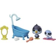 Hasbro Littlest Pet Shop Miniş Mini Oyun Seti Banyo Eğlencesi Aksiyon Figürleri
