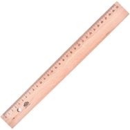 Hataş 0004 50 cm Tahta Takviyesiz Cetvel