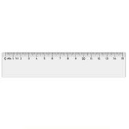 Hataş 0140 15 cm Şeffaf Cetvel