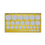 Hatas 1x35 mm 02271 20 Adet Ekonomik Daire Şablonu Cetvel