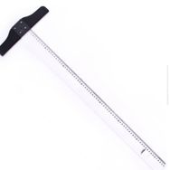 Hataş 75 cm Siyah Başlık Ekonomik Mika T Cetveli