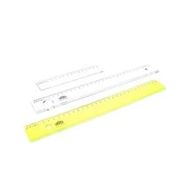 Hataş Neon Şeffaf Ekonomik 30 cm Öğrenci Cetveli