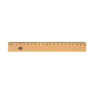 Hatas Takviyesiz 20 cm Tahta Cetvel