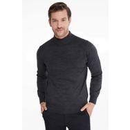 Hatemoğlu 3400ETC21A01 Antrasit Regular Fit Yarım Balıkçı Triko Erkek Kazak