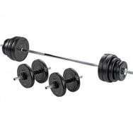 Hattrick HDS-40- 50 kg. Plastik Kaplı Dambıl Set