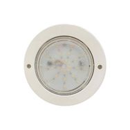 Havuzhane Sıva Üstü Slim Flat Midi Beyaz 12W/12V 16 cm Çap 20 cm Yükseklik Havuz Lambası