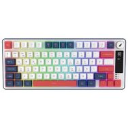 Hawk Gaming Hk255 Mavi - Kırmızı Rgb 75 Tkl Membrane Switch Kablolu / Kablosuz Oyuncu Klavyesi