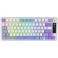 Hawk Gaming Hk255 Mavi - Mor Rgb 75 Tkl Membrane Switch Kablolu / Kablosuz Oyuncu Klavyesi