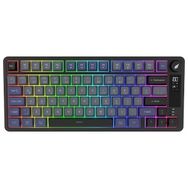 Hawk Gaming Hk255 Siyah - Gri Rgb 75 Tkl Membrane Switch Kablolu / Kablosuz Oyuncu Klavyesi