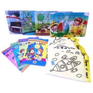 HAYAL Çocuklar için Aktivite Seti - 12 Parça, (Puzzle, Kum Boya, Boyama Kitabı)