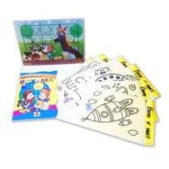 HAYAL Çocuklar Için Aktivite Seti 8 Parça (puzzle, Kum Boya, Boyama Kitabı