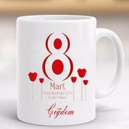 Hayaller Dükkanı 88 Mart Dünya Kadınlar Günü Isimlik Kupa