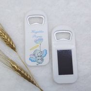 Hayaller Dükkanı Balonlu Fil Baskılı 30 Adet 4,5x10,5 cm Dikey Uv Erkek Bebek Açacak Magnet