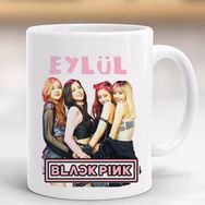 Hayaller Dükkanı Black Pink Kişiye Özel Kupa