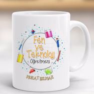 Hayaller Dükkanı Fen Bilgisi Öğretmeni Kişiye Özel Öğretmenler Günü Kupa