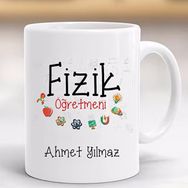 Hayaller Dükkanı Fizik Öğretmeni Kişiye Özel Öğretmenler Günü Kupa