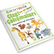 Hayvanlarla İlgili Aktiviteler Çıkartmalı Çizgi Çalışmaları Kollektif Ema Çocuk