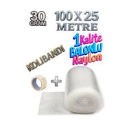 Hbnc 100 cm x 25 m 30 gr Balonlu Naylon Eşya Sarma Koruma Naylonu Patpat Ambalaj