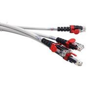 HCS CAT6 UTP LSOH 0.30 mt Gri 5'li Paket Patch Cord Kablo