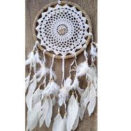 Hdmarketim Pamuk Elişi Düş Kapanı Dreamcatcher Kuş Tüyü Duvar Süsü