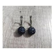Hdmarketim Şambala Model Swarovski Taşlı Siyah Sallantılı Küpe