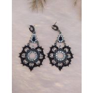 Hdmarketim Swarovski Taşlı Otantik Sallantılı Anadolu Doğa Temalı Küpe