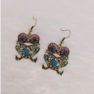 Hdmarketim Vintage Hürrem Sultan Otantik Sallantılı Kurbağa Küpe