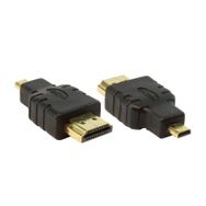 HDMI M / Mikro HDMI M Gold Black Dönüştürücü