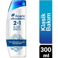 Head & Shoulders 250 ml Klasik 2'si 1 Arada Şampuan