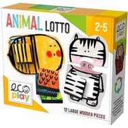 Headu MU28610 Ecoplay Anımal Lotto Oyun Kartları