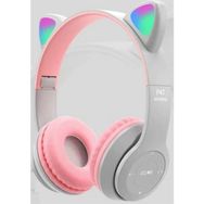 Heartz P47 Gri 5.0 LED Işıklı Bluetooth Kulaklık