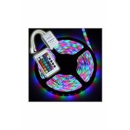 Hediye Deposu 5 m Led Animasyonlu Tak Çalıştır Kumandalı Trafolu Rgb Şerit Işık Aydınlatma
