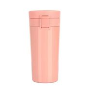 Hediye Deposu Pembe Paslanmaz Çelik Çift Katman 380 ml Termos Bardak