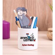 Hediye Dükkanı Anestezi Uzmanı Seramik Kalemlik