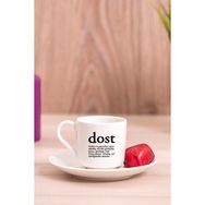 Hediye Dükkanı Dost Kelime Anlamı Porselen Türk Kahvesi Fincanı