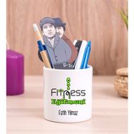Hediye Dükkanı Fitness Eğitmeni Seramik Kalemlik