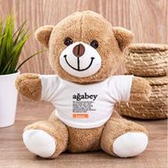 Hediye Dükkanı Kişiye Özel Ağabey Kelime Anlamı Peluş Ayı