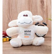 Hediye Dükkanı Kişiye Özel Anne Kelime Anlamı Peluş Koyun