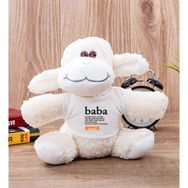Hediye Dükkanı Kişiye Özel Baba Kelime Anlamı Peluş Koyun