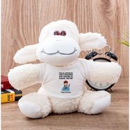 Hediye Dükkanı Kişiye Özel Bak Kendime De Kahve Yaptım Peluş Koyun
