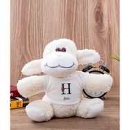 Hediye Dükkanı Kişiye Özel Baş Harfli ve İsimli Peluş Koyun