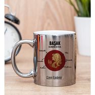 Hediye Dükkanı Kişiye Özel Başak Burcuna Hediye Silver Kupa Bardak