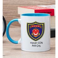 Hediye Dükkanı Kişiye Özel Deniz Kuvvetleri Mavi Kupa