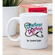 Hediye Dükkanı Kişiye Özel Doktor Doktor Beyaz Kupa Bardak