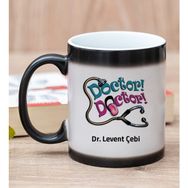 Hediye Dükkanı Kişiye Özel Doktor Doktor Sihirli Kupa Bardak