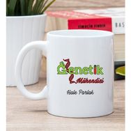 Hediye Dükkanı Kişiye Özel Genetik Mühendisi Beyaz Kupa Bardak