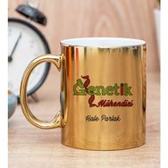 Hediye Dükkanı Kişiye Özel Genetik Mühendisi Gold Kupa Bardak