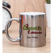 Hediye Dükkanı Kişiye Özel Genetik Mühendisi Silver Kupa Bardak